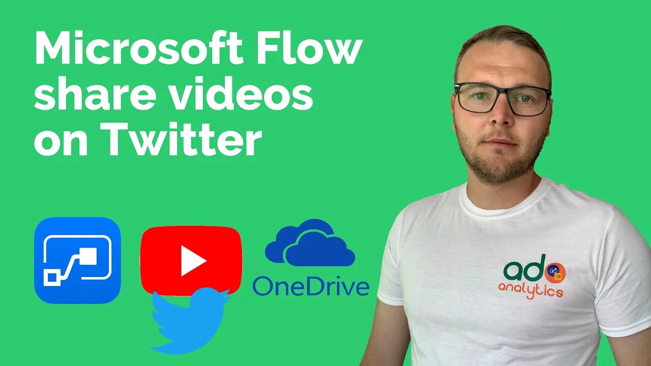 Power Automate share YouTube videos on Twitter