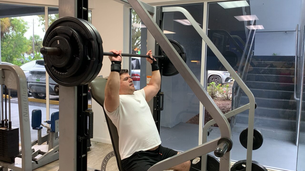 Seated Shoulder Press PR