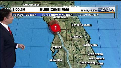 Hurricane Irma 5 a.m. update