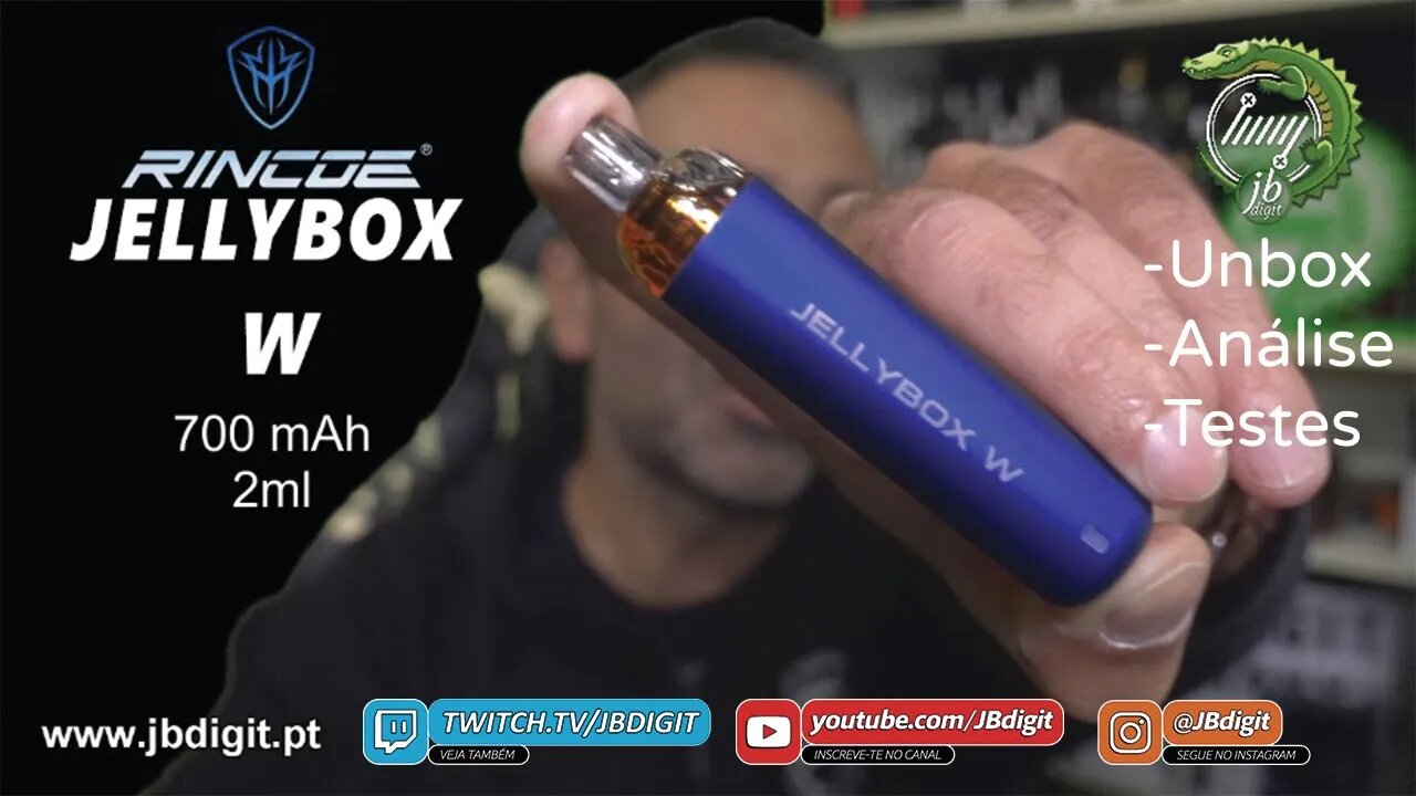 [PT] [SHORT] Rincoe Jellybox W - 700mAh 2ml - Pod? Aio? - até me falta o ar....