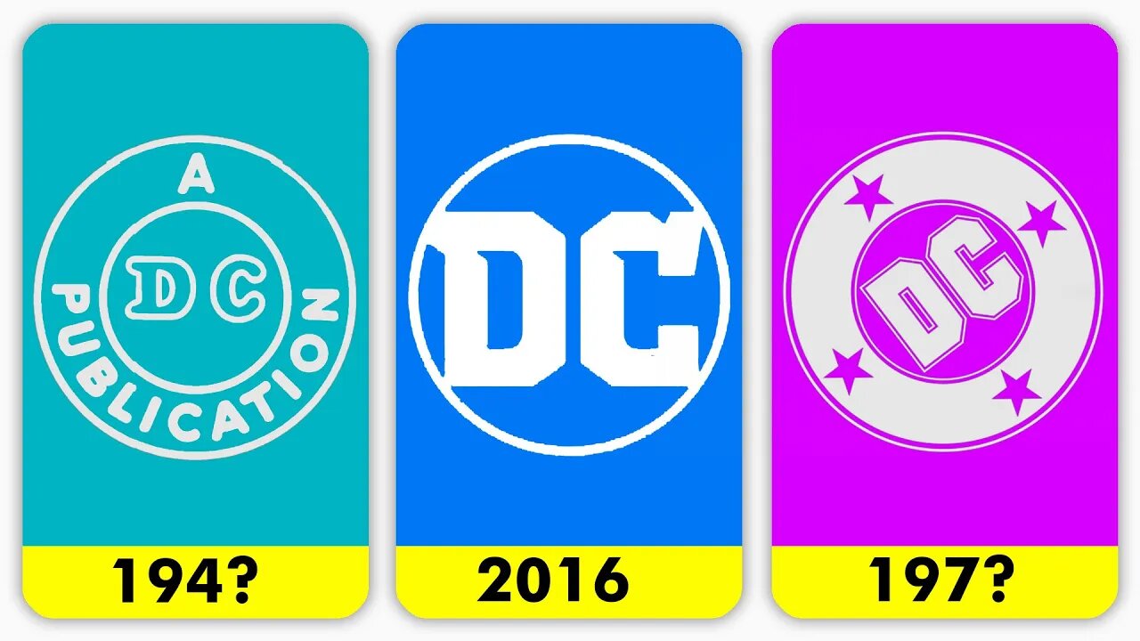 DC Comics – Logo Evolution | Pop Ranker