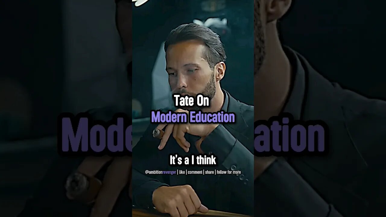 Tate On Modern Education