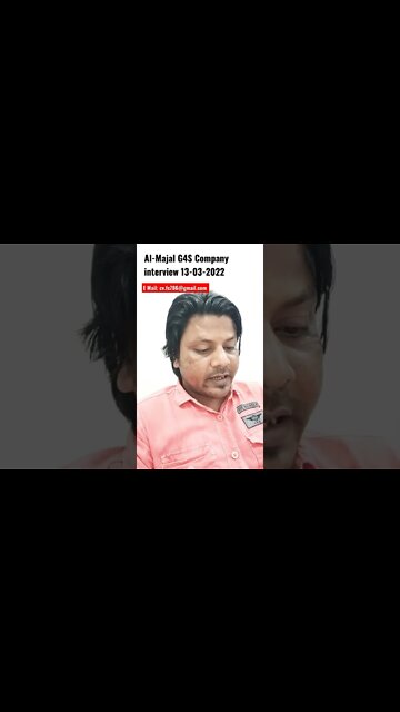 Saudi job | Al Majal G4S Company interview 13/3/2022 in Delhi #fcenterprise #job #shorts