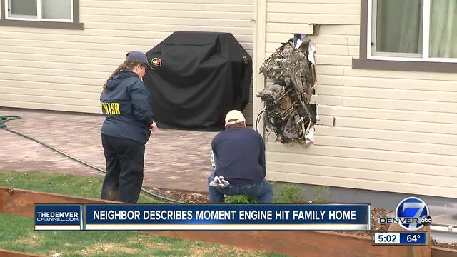 'There was a huge explosion:' Engine from fatal plane crash blasts into Parker home