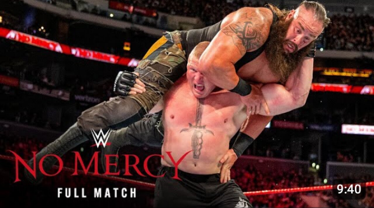 FULL MATCH Brock Lesnar vs. Braun Strowman: No Mercy 2017