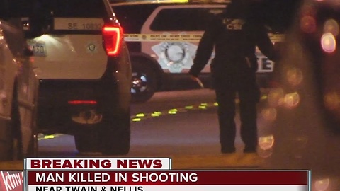 One dead after shooting near Twain and Nellis