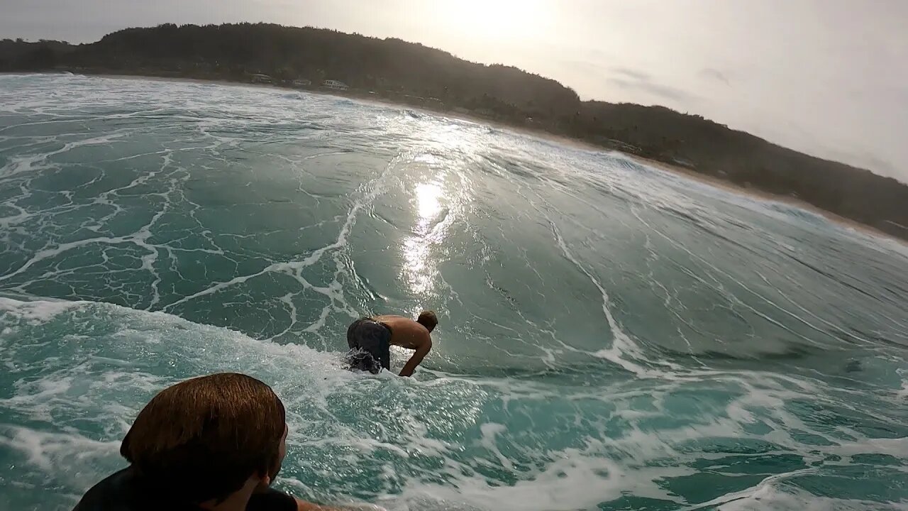 INVERTED TAKE OFFS IN A WILD CURRENT