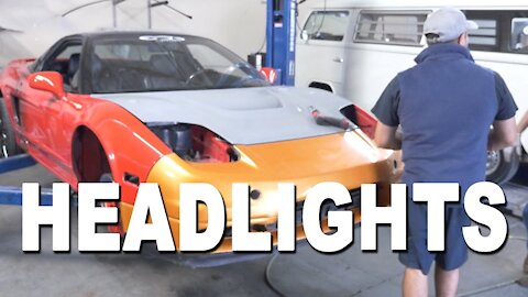 How to remove a head light - 1991 Acura NSX