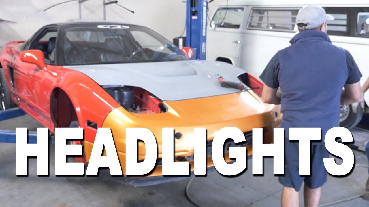 How to remove a head light - 1991 Acura NSX