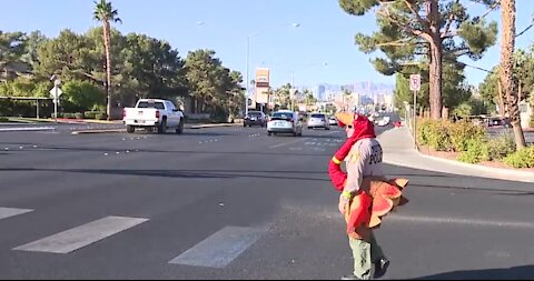 'Turkey crossing' helps LVMPD make roads safer