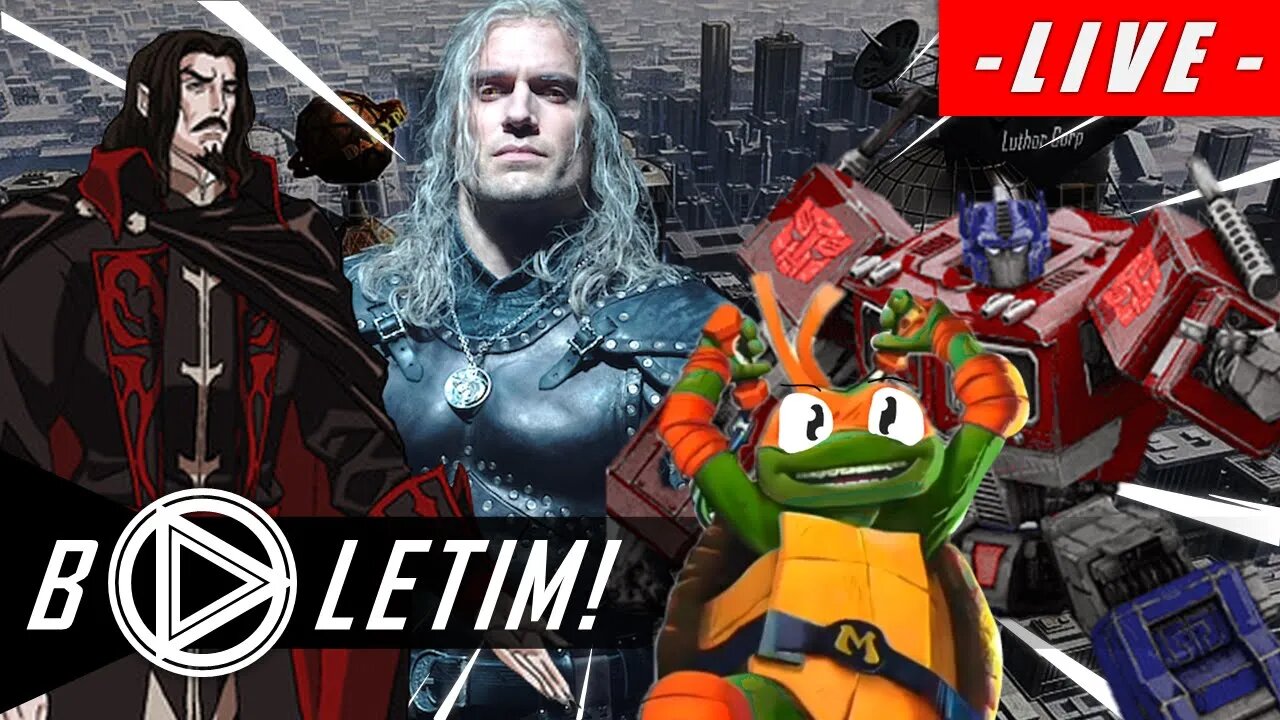 CASTLEVANIA DA NETFLIX É DESDENHO TOTAL! CIRI PROTA DE THE WITCHER! #BOLETIM