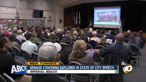 Sewage concerns explored in State of the City speech