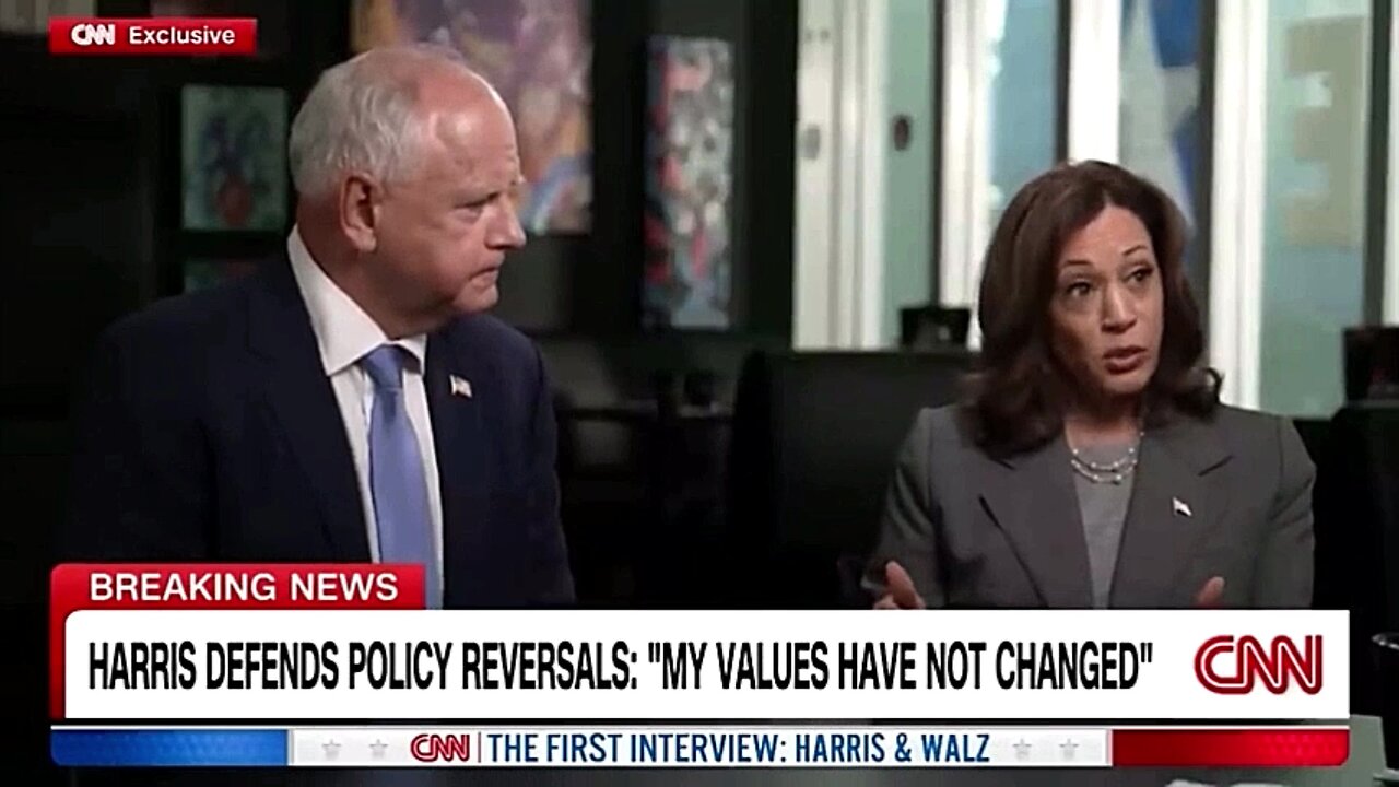 Kamala Harris changed her positions, but not her "values" (CNN edition feat JD Vance)