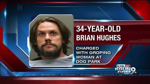 Man arrested for inappropriately touching woman at dog park