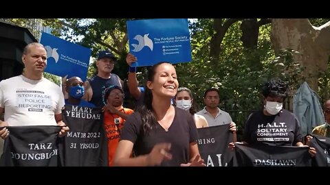 The Michael Nieves #michaelnieves #haltsolitary Emergency Action outside City Hall 9/1/2022