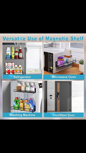 Magnetic Kitchen Storage Rack
