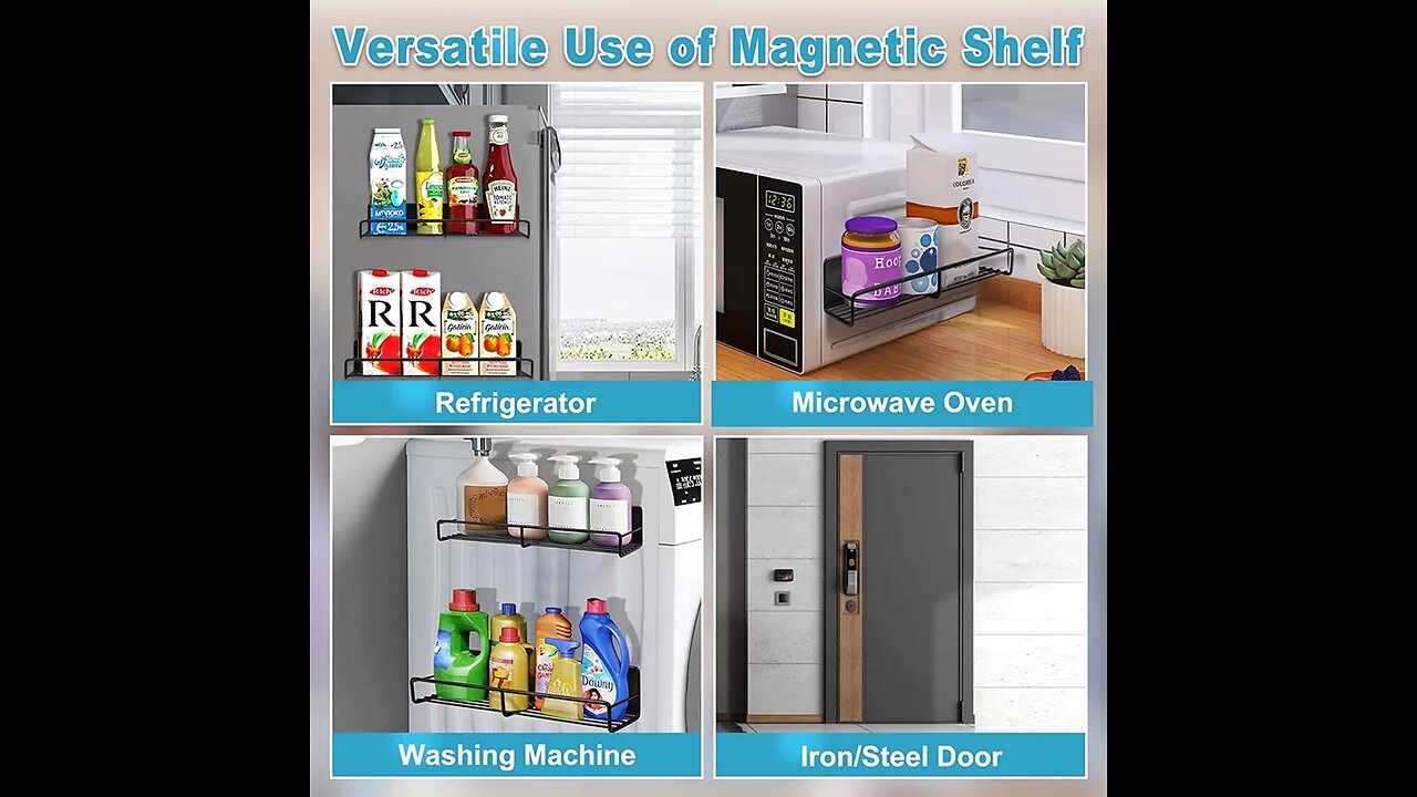 Magnetic Kitchen Storage Rack