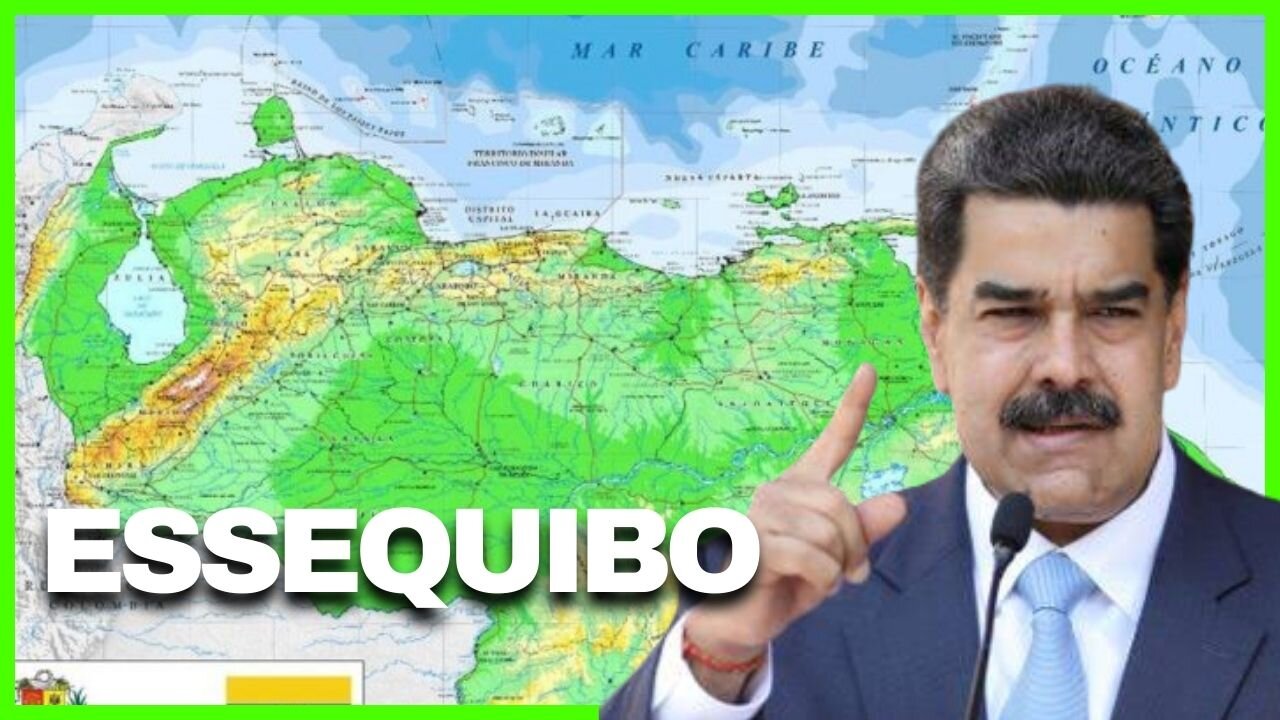 Nikolas Maduro divulga novo mapa da Venezuela com parte da Guiana