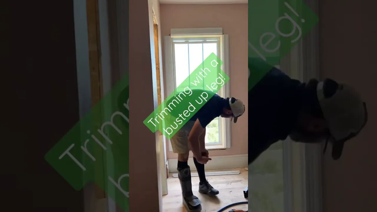 Trim Work 👍🏻🔥❌ Old house trim with a busted up leg.