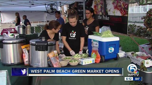 West Palm Beach Green Market opens