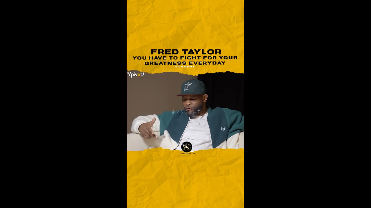 @fredtaylor You have to fight for your greatness everyday