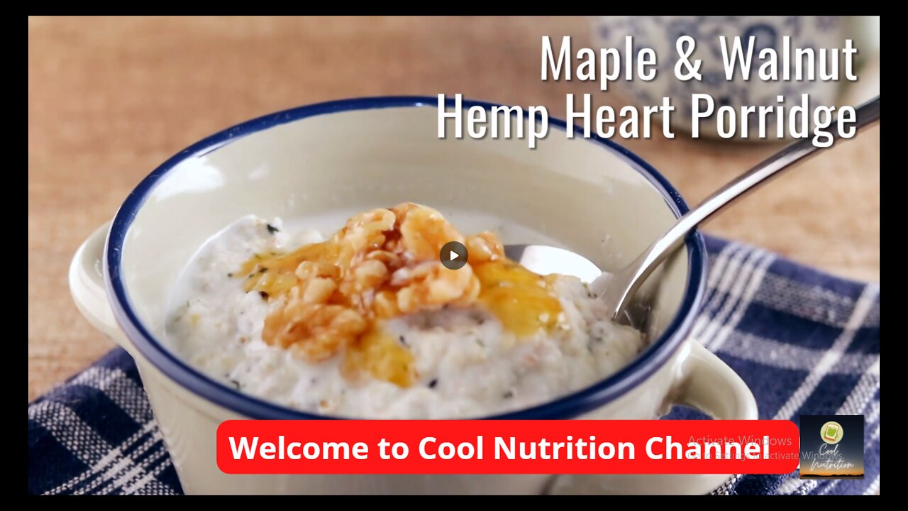 Keto Maple & Walnut Hemp Heart Porridge Recipe