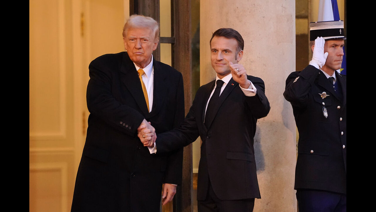 Trump – Macron ‘Dominating’ Handshake In Paris Goes Viral On Social Media