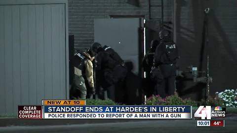 UPDATE: Standoff at Liberty Hardee's ends