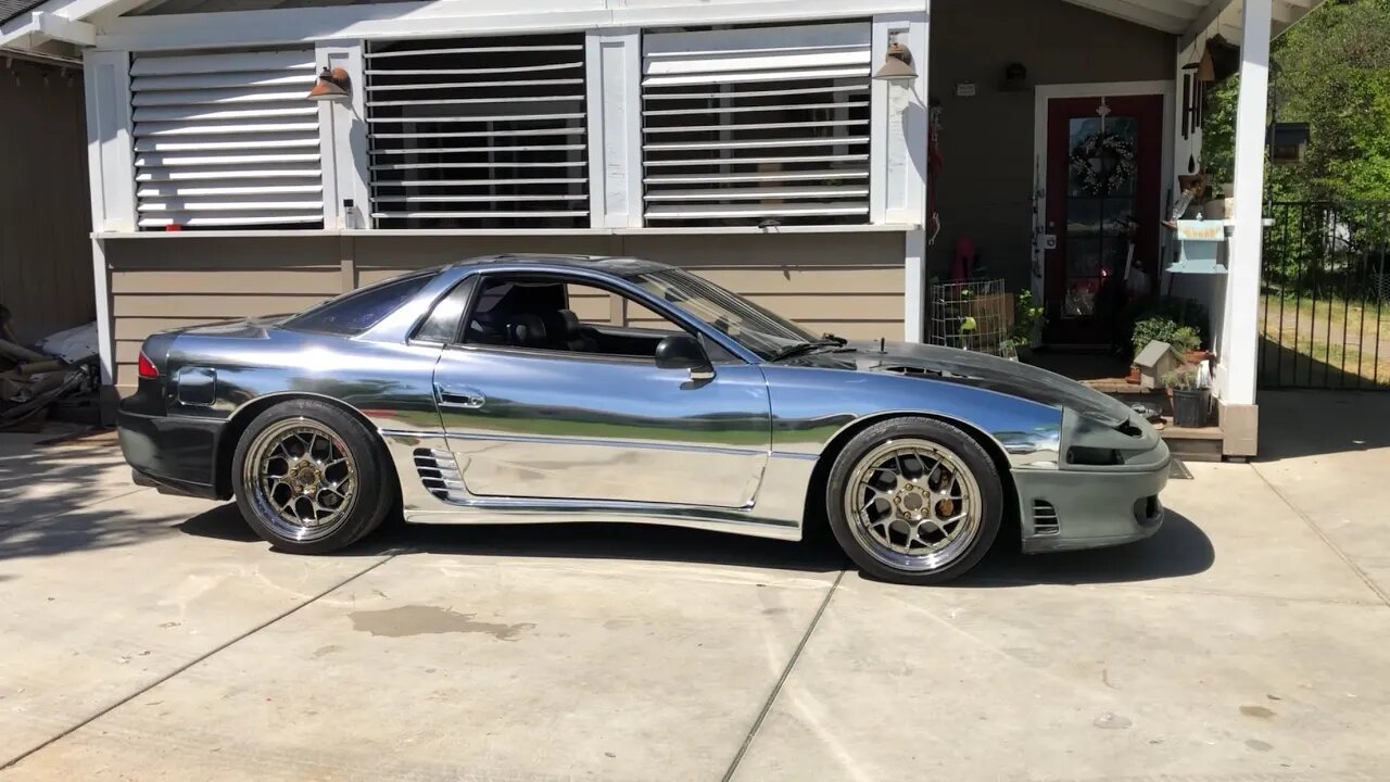 3000GT VR4 Bosozoku Style Part 1! $450 Chinese Chrome Wrap Is It Worth It?