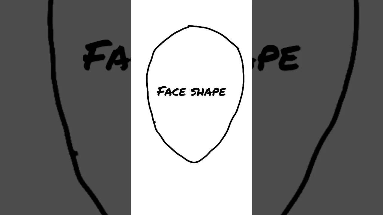 Draw Face Shape Easy #drawing #art #doodle