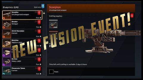 New fusion event! | Crossout