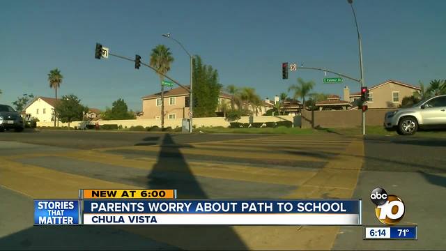 Chula Vista parents worry about path to school