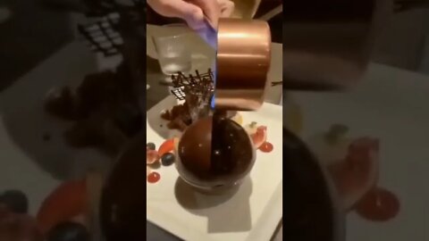 burning dessert