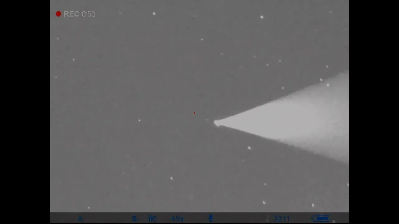 overhead UFO disc flyby