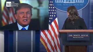 Sarah Sanders Kicks Off Press Briefing With Video Of A ‘Special Guest’