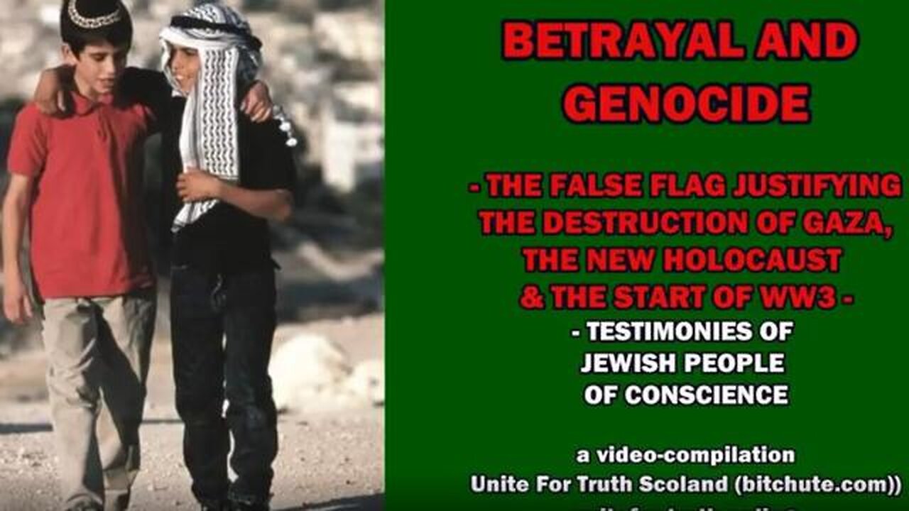 BETRAYAL AND GENOCIDE - Testimonies of Jewish People of Conscience