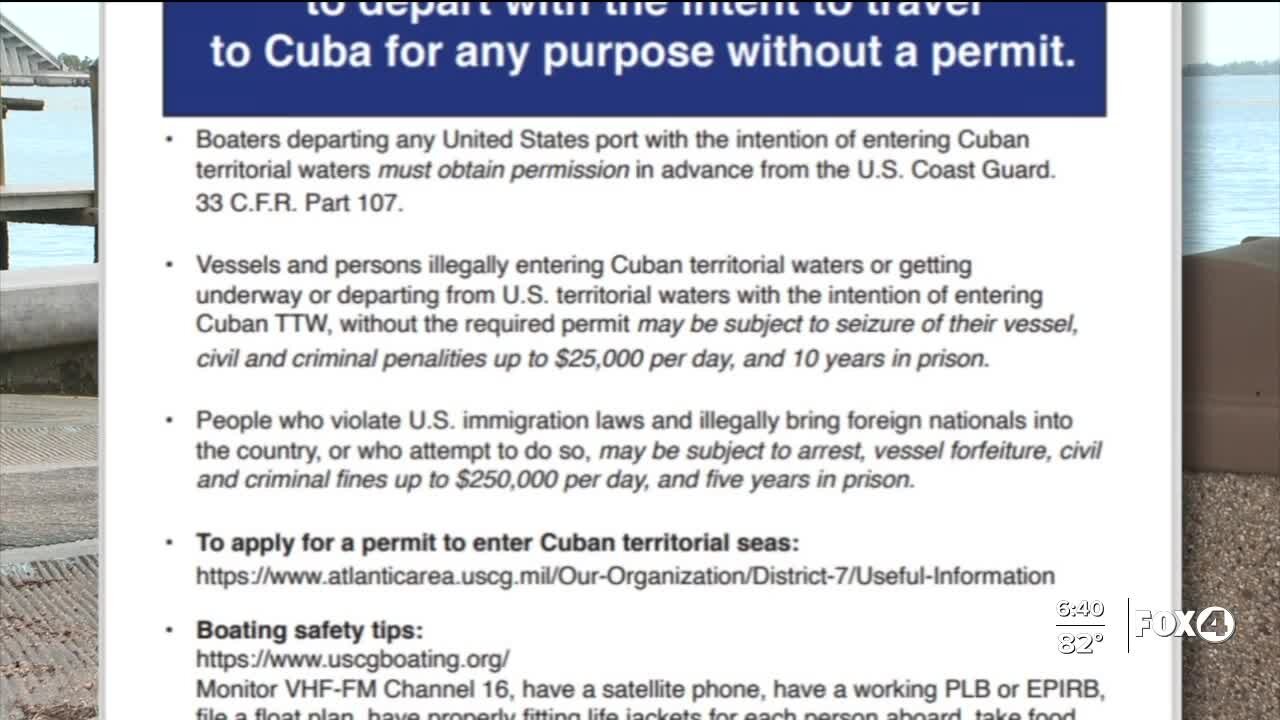 Boaters going to Cuba could face fines and jail time; locals demand action from D.C.