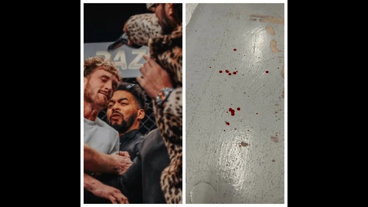 EXCLUSIVE POV FOOTAGE: LOGAN PAUL GETS CUT (BLEEDS) by DILLON DANIS. #LoganPaul #DillonDanis