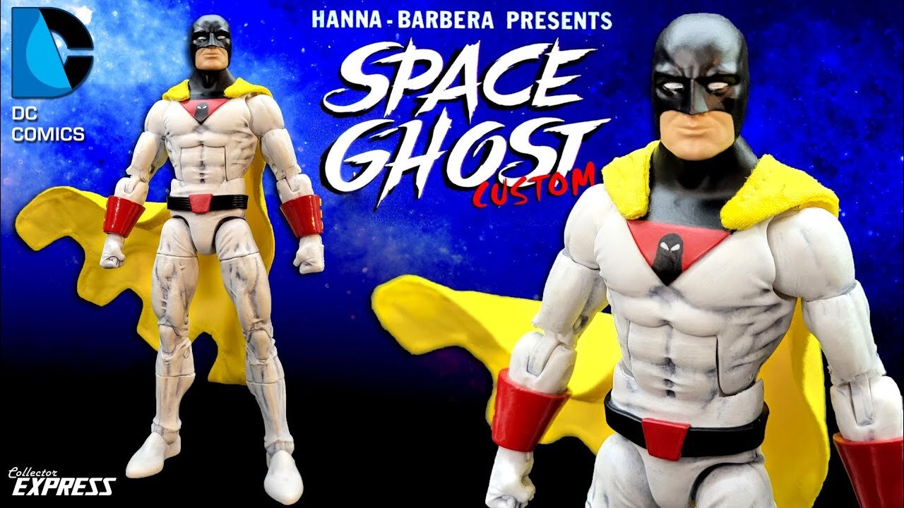 Custom Marvel Legends Style Space Ghost Action Figure | Hanna-Barbera