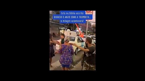 Está escrito na Bíblia quando a trombeta soar...