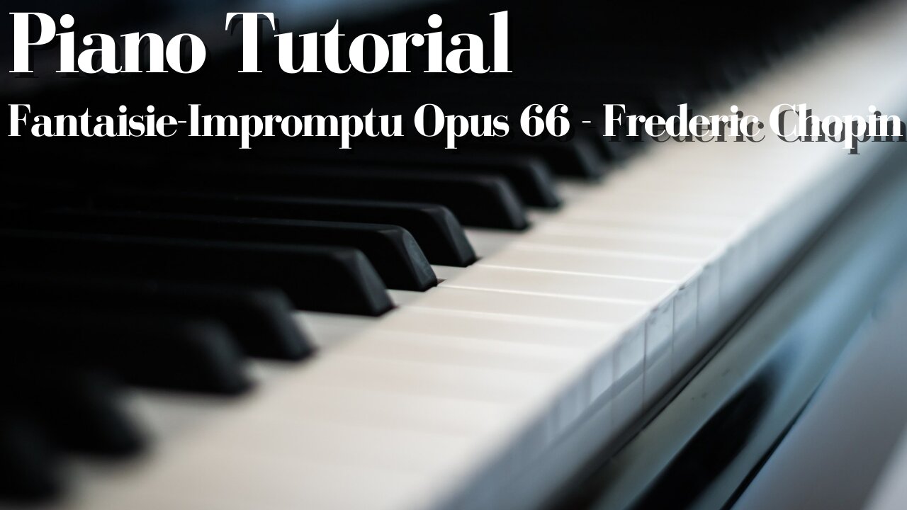 Fantaisie-Impromptu Opus 66 - Frederic Chopin [Piano Tutorial] (Synthesia)