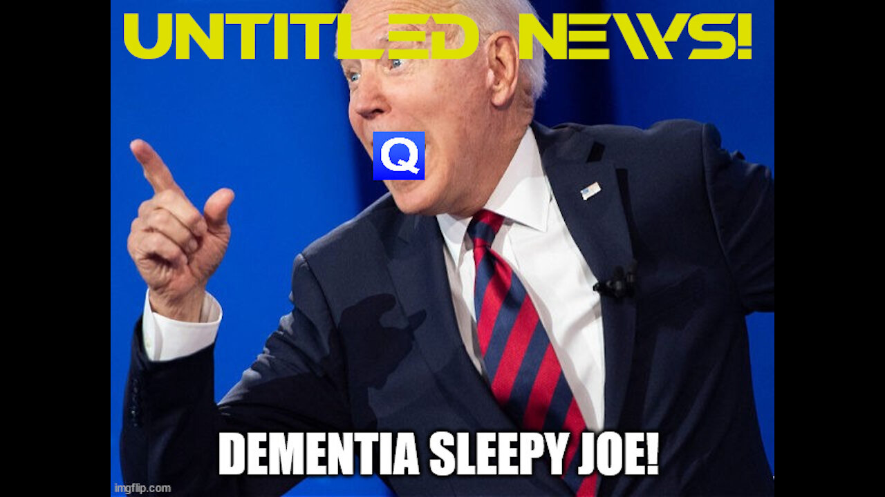 Sleepy Joe mentions QAnon