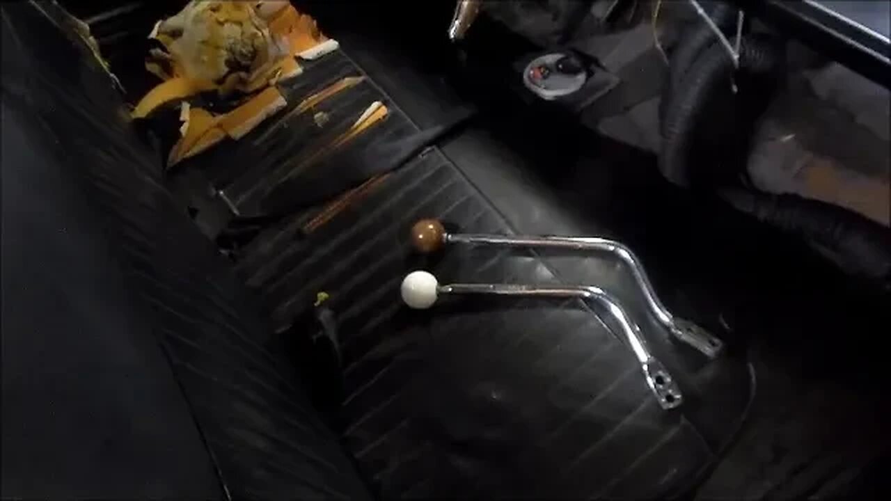 70's Mopar Pistol grip Shifter in an A body?...sure, why not...?