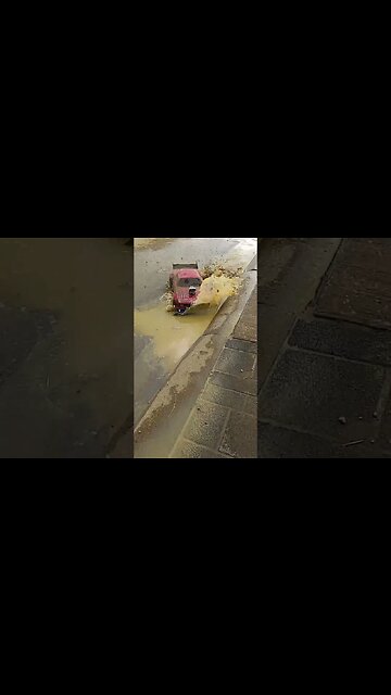 Arrma Felony getting wet