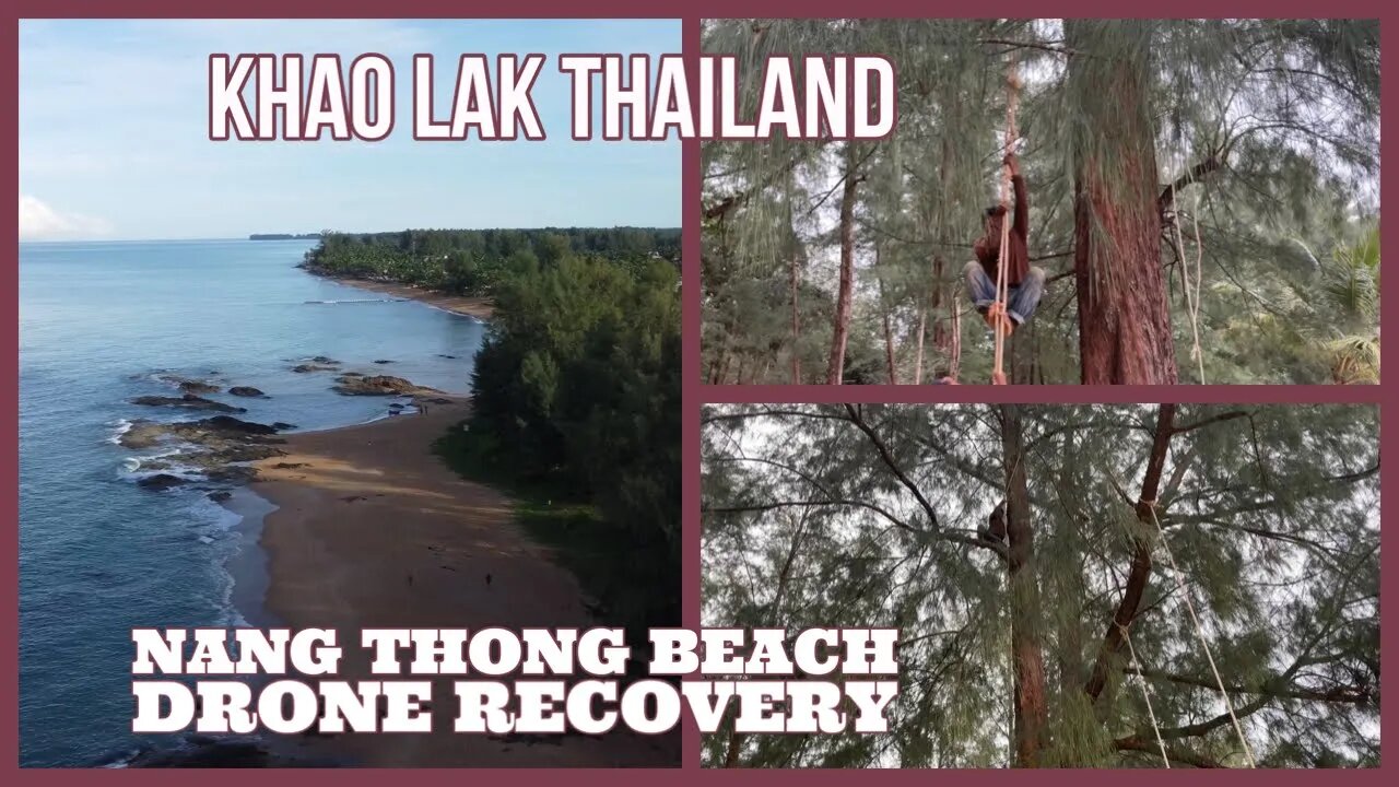 Nang Thong Beach Khao Lak - Drone Recovery- Only in Thailand