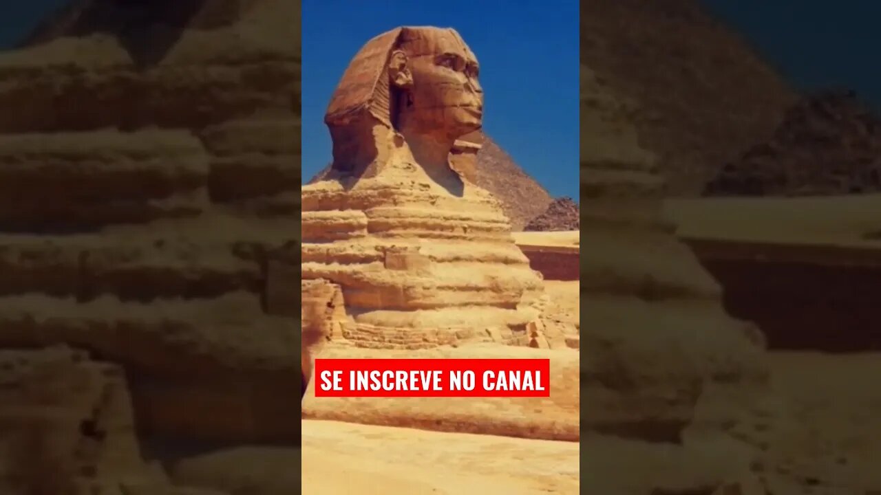 🌍 Os enigmas da grande esfinge de Gisé, Confira🌍#shorts