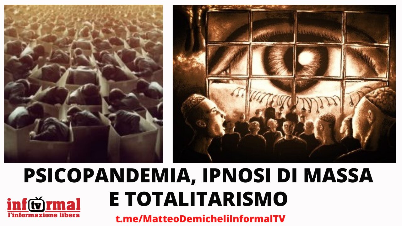 PSICOPANDEMIA, IPNOSI DI MASSA E TOTALITARISMO (Prof. Mattias Desmet)