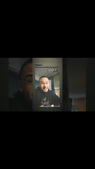 Why you must VALUE exchange..