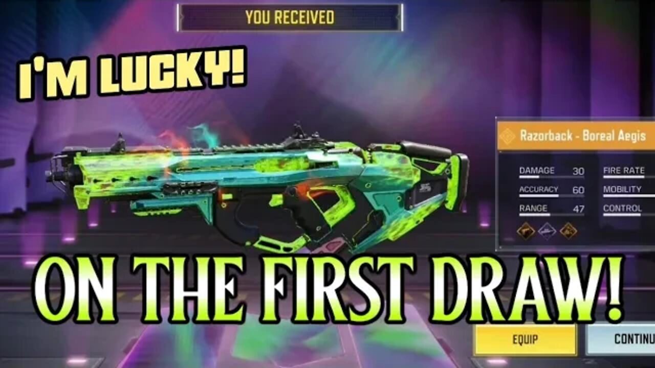 Legendary Razorback - Boreal Aegis on the first draw