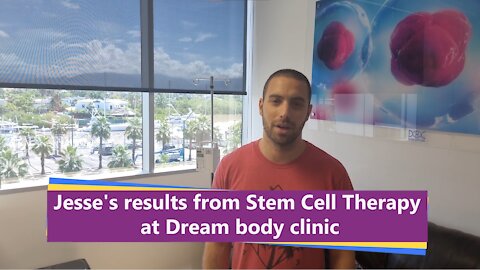 Jesse’s results from Stem Cell Therapy at dream body clinic